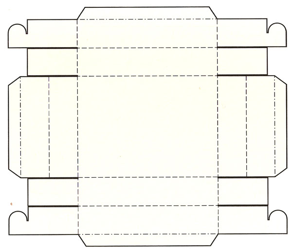 盤(pán)式別插組裝結(jié)構(gòu)展開(kāi)圖